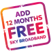 12 months free Sky Broadband