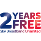 2 years free Sky Broadband